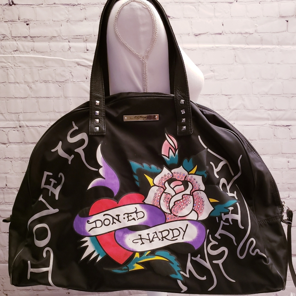 ED HARDY OVERNIGHT BAG